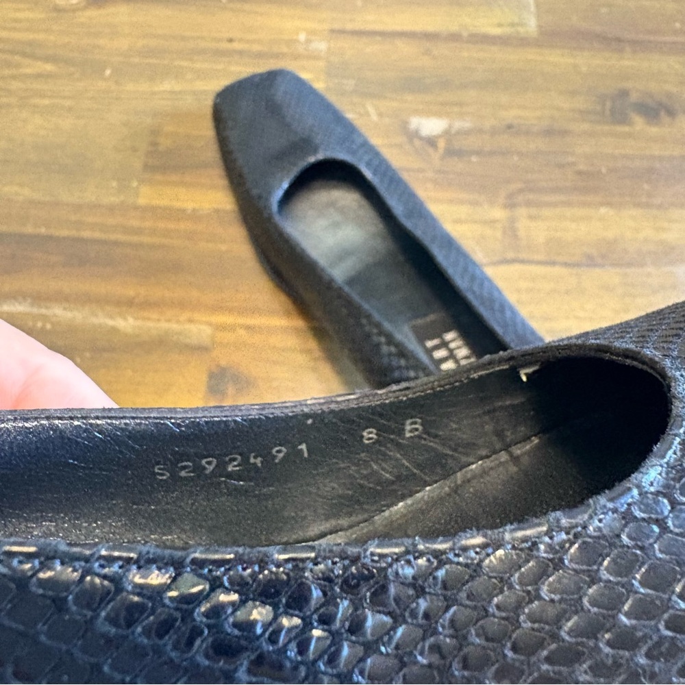 Stuart Weizman Count Black Diamond Square Toe Hee… - image 7